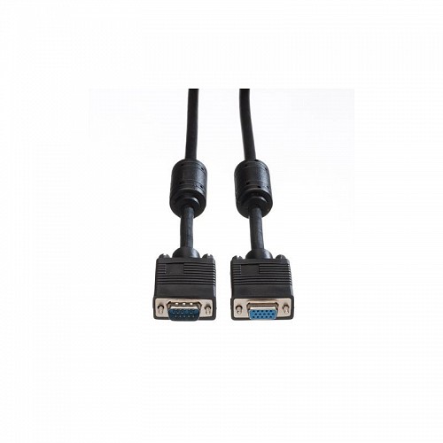 Roline HQ VGA Cable + Ferrite HD15 M/F 20m - 11.04.5370