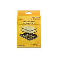DELOCK FRAME KIT 3.5/2.5 ΓΙΑ 2 HDD ΜΑΥΡΟ 18198