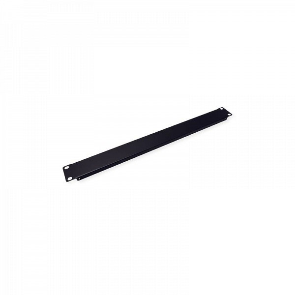 Roline 19 Blank Panel 1U Metal black - 26.99.0298