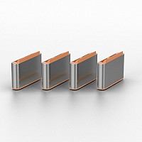 Lindy USB Type C Port Blockers (Without Key) - Pack of 10 Orange - 40440
