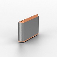 Lindy USB Type C Port Blockers (Without Key) - Pack of 10 Orange - 40440