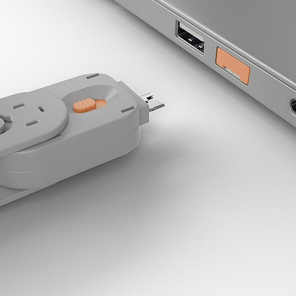 Lindy USB Port Blocker - Pack of 4 Colour Orange - 40453
