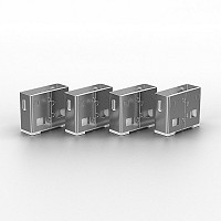Lindy USB Port Blocker (without key) - Pack of 10 White - 40464