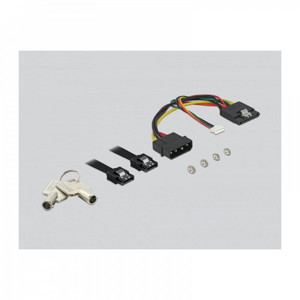 Delock 5.25″ Mobile Rack for 1 x 3.5″ SATA HDD 47191