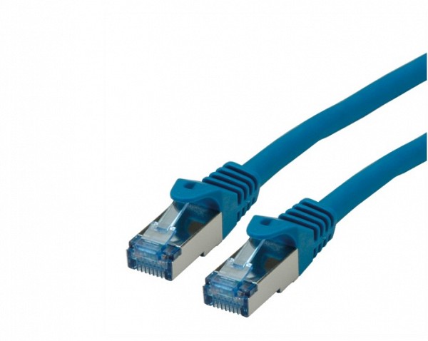 Roline S/FTP Patch Cord Cat.6A, Component Level, LSOH, blue, 3m 21.15.2843