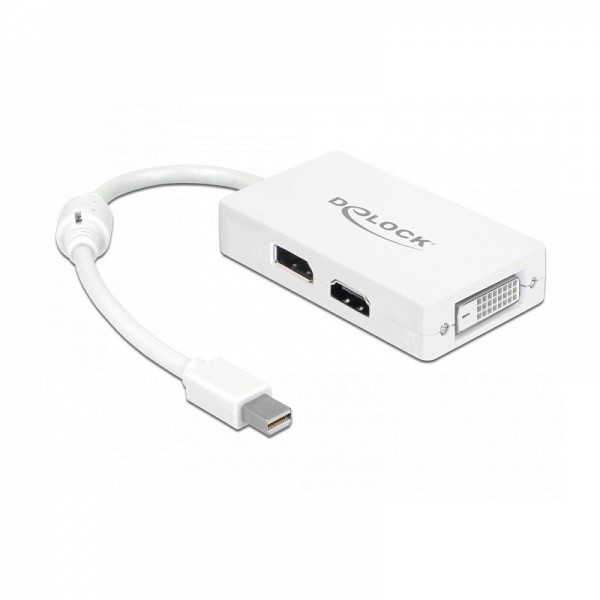 DELOCK ADAPTER MINI DISPLAY PORT M / HDMI or DISPLAY or DVI 61768