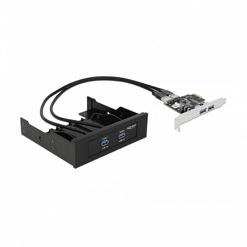 DELOCK PCI EXP USB 3.0 2 PORT + Panel USB 3.0 2 PORT 61893