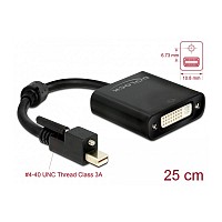DELOCK ADAPTER MINI DISPLAY PORT M / DVI F 4K ACTIVE BLACK 62639