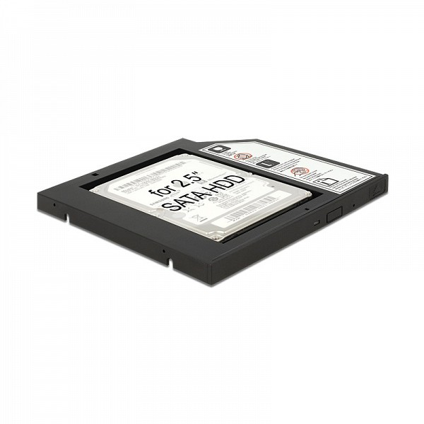 DELOCK CADDY FRAME for SSD/HDD 2.5 SATA to SATA 9.5mm Υψος 62669
