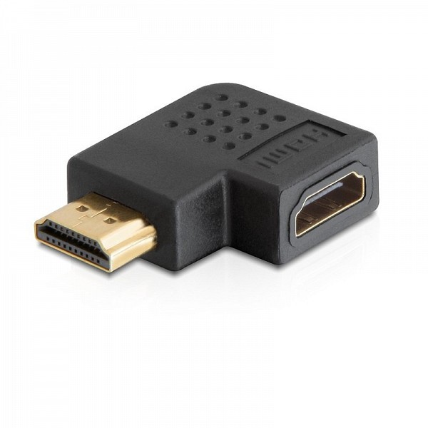 DELOCK ADAPTER HDMI M/F ΔΕΞΙΑ ΓΩΝΙΑ 65076