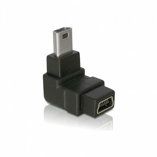 DELOCK ADAPTER USBmini  5pin M/F ΓΩΝΙΑΚΟ 65097