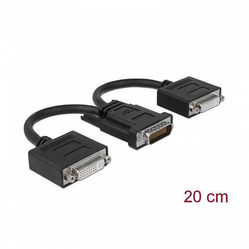 DELOCK ADAPTER DMS59/M-2XDVI/F 65281