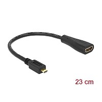 DELOCK ADAPTER HDMI F ΣΕ MICRO D MALE 23 cm 65391
