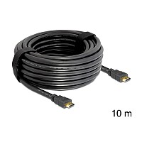 Delock Cable High Speed HDMI with Ethernet – HDMI A male > HDMI A male 10m (4K) - 82709
