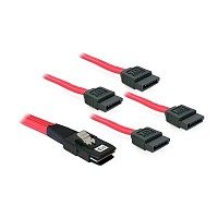DELOCK SAS SFF 8087 36pin / 4xSATA 7pin 1m 83074