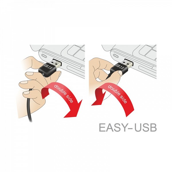 DELOCK USB cable type A-B Micro V.2.0 5m 83369