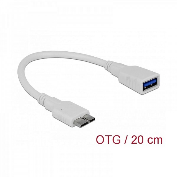 DELOCK ADAPTER USB3.0 MICRO B MALE /USB A FEMALE OTG 83469