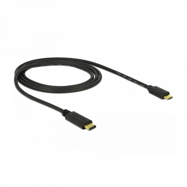 DELOCK USB CABLE Type-C male to USB 2.0 Micro male 1.0 m 83602
