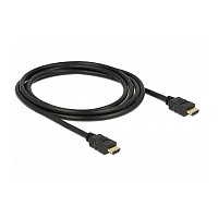 Delock Cable High Speed HDMI with Ethernet HDMI A male > HDMI A male 3D 4K 2m 84714