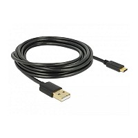 DELOCK USB CABLE Type-C male to USB 2.0 type-A male 3m 85209