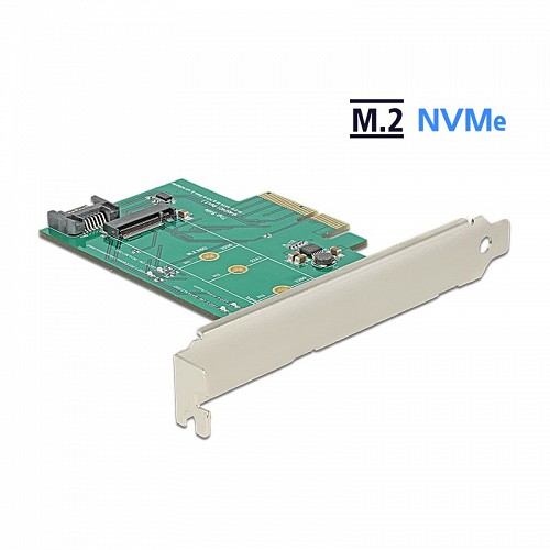 DELOCK PCI EX x4 ΣΕ M.2 NVMe with SATA 7p out 89381