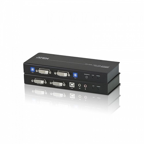 Aten CONSOLE EXTENDER DVI dual view with audio(60 μετρα) CE604