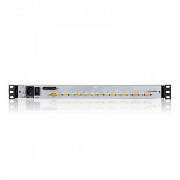 Aten KVM CONSOLE 8 PORT 19  LCD LED Dual Rail CL5808N