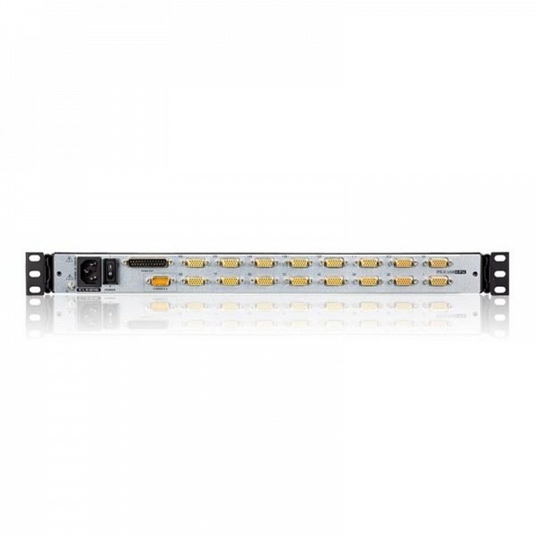 Aten KVM CONSOLE 16 PORT 17 LCD LED Dual Rail CL5816N