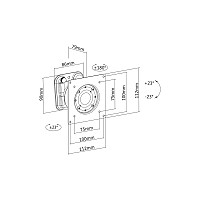 Digitus ΒΑΣΗ ΤΟΙΧΟΥ ΟΘΟΝΗΣ 15kgr VESA75/100 DA-90307
