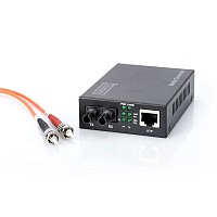 Digitus TRANSCEIVER RJ45-F/O ST 10/100/1000 MULTIMODE 0.5km DN-82110-1