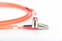 Digitus Professional Fiber Optic Multimode Patch Cord 50/125μm LC/LC OM2 10m Orange DK-2533-10