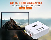 ΜΕΤΑΤΡΟΠΕΑΣ 3 RCA θηλυκά σε HDMI (A) θηλυκό 720p/1080p AV2HDMI