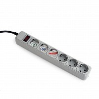 Gembird Surge protector 6 sockets 1.8m SPG6-B-6C