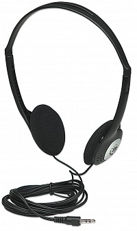 Manhattan Stereo Headphones Lightweight and adjustable with cushioned earpads 177481