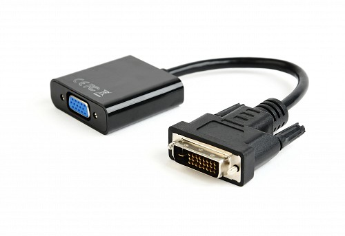 Cablexpert DVI-D to VGA adapter cable black blister AB-DVID-VGAF-01