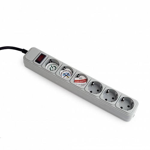 Gembird Surge protector 6 sockets 1.8m SPG6-B-6C