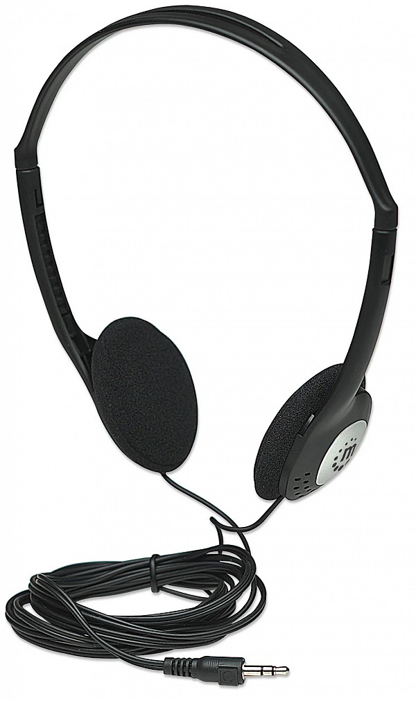 Manhattan Stereo Headphones Lightweight and adjustable with cushioned earpads 177481