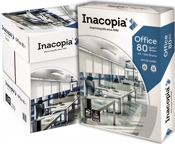 INACOPIA A4 Επαγγελματικό Χαρτί Εκτύπωσης Office 80g/m² 500 Φύλλα (5 ΔΕΣΜΙΔΕΣ)