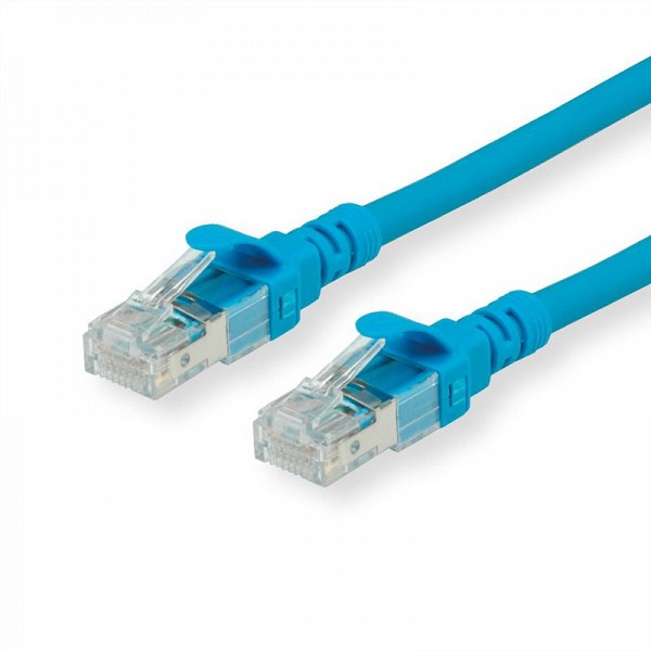 Roline U/UTP Cat.6a Cable 1m Μπλέ 21.15.2741