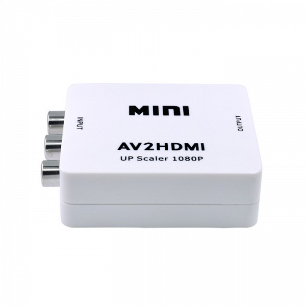 ΜΕΤΑΤΡΟΠΕΑΣ 3 RCA θηλυκά σε HDMI (A) θηλυκό 720p/1080p AV2HDMI