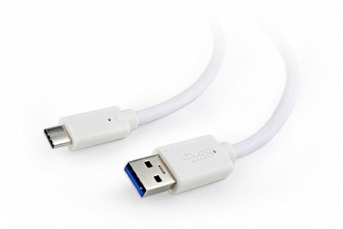 Cablexpert USB 3.0 AM to Type-C Cable (AM/CM) 0.1m White CCP-USB3-AMCM-W-0.1M