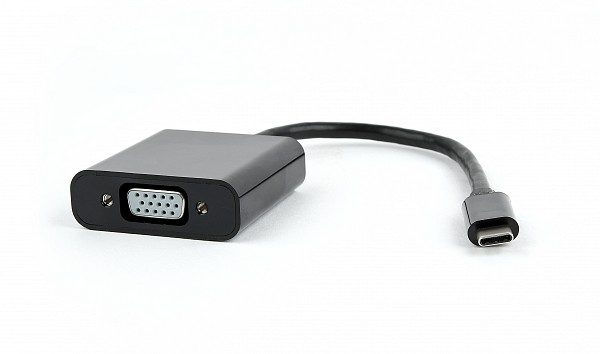 Cablexpert USB-C to VGA Adapter Black Blister AB-CM-VGAF-01