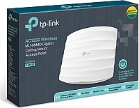 TP-Link ​AC1350 Wireless Dual Band MU-MIMO Gigabit Ceiling Mount Access Point EAP225 v4