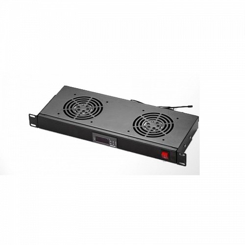 Safewell RACK ράφι 19" με 2 ανεμιστήρες & ψηφιακό θερμοστάτη 04.022.0246