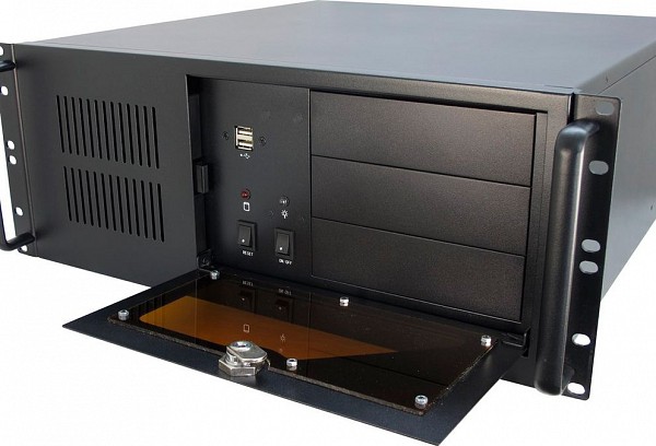 VALUE 19 Industrial Rack-Mount Server Chassis STD, black - 19.99.0104