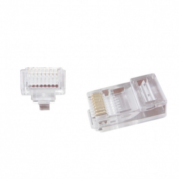 Cablexpert Universal pass-through modular UTP plug 8P8C 10 pcs per bag LC-PTU-01/10