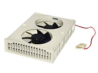 Reversible Dual System Cooler for 5 1/4 Inch Mounting Bay 2x9 cm Fan TT900