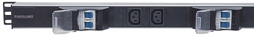 Intellinet Πολυπριζο Vertical 0U 12ΘΕΣΕΩΝ*C13+12 Switches Σε  Βυσμα C14 2m 163668