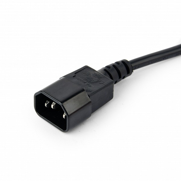 Energenie UPS Power Strip 3 Schuko Sockets fused switch 16 A C14 plug 0.6m Cable Black EG-PSU3-01