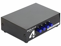 Delock DATA SWITCH AUDIO 4P. bidirectional (διπλής κατεύθυνσης) 87637